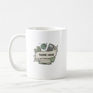 Taza De Café Contador Personalizado Profesional de Finanzas Cof