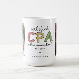 Taza De Café Contador público certificado por el personalizado 