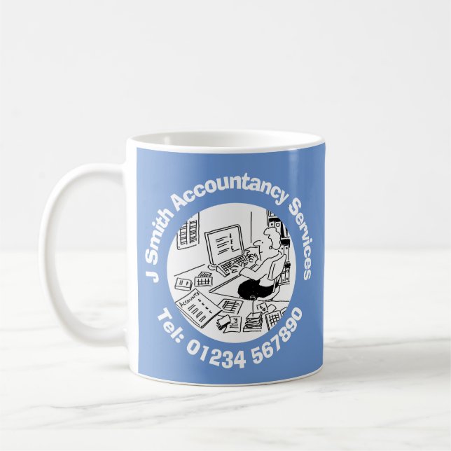 Taza De Café Contadores colegiados y Contaduría. (Izquierda)
