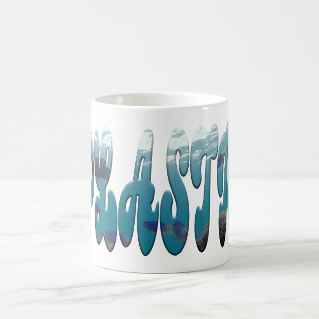 Taza De Café Contaminación por plástico (Centro)