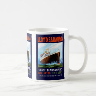 Taza De Café ~ Conte Biancamano de Lloyd Sabaudo