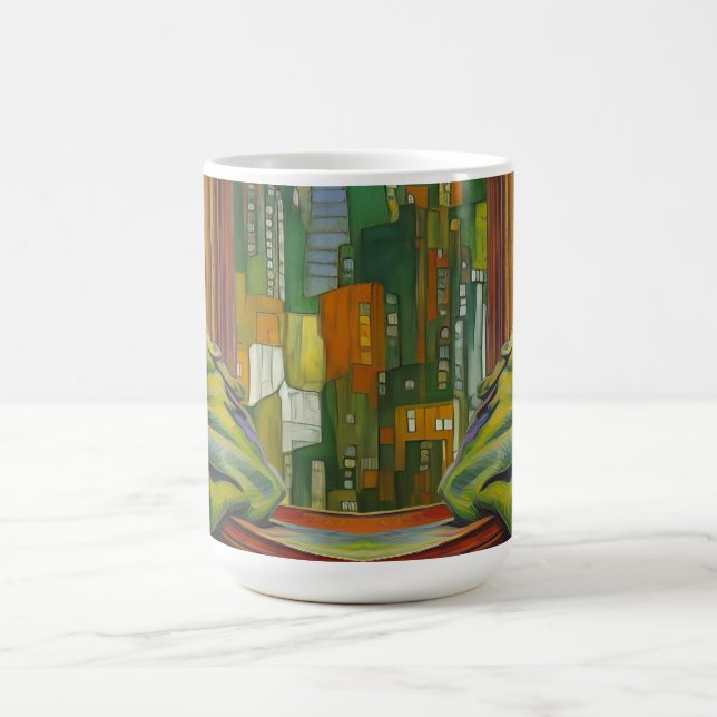 Taza De Café Contemplating their situation Mug (Centro)