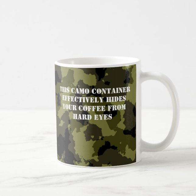 Taza De Café Contenedor de café de estilo militar de camuflaje (Derecha)