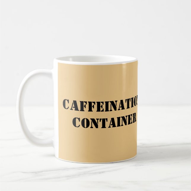 Taza De Café Contenedor de cafeína (Izquierda)