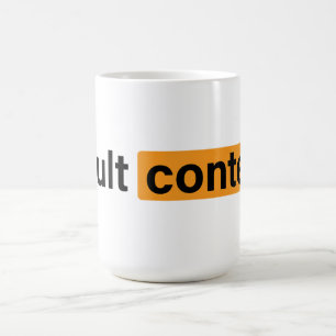 Taza De Café Contenido para adultos Humor para adultos Camiseta