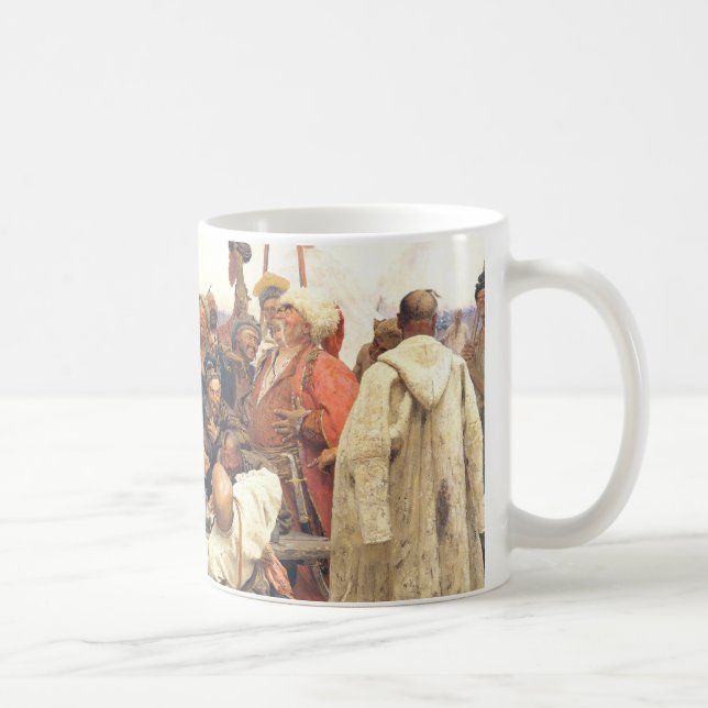 Taza De Café Contestación del Kozaky/de los Cossacks ucranianos (Derecha)