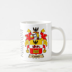 Taza De Café Conti, el origen, el significado y el escudo