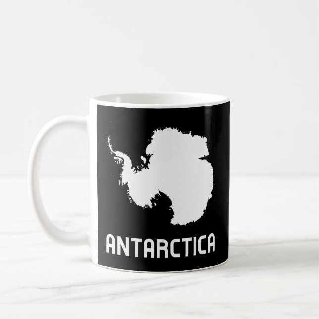 Taza De Café Continente Antártico (Izquierda)