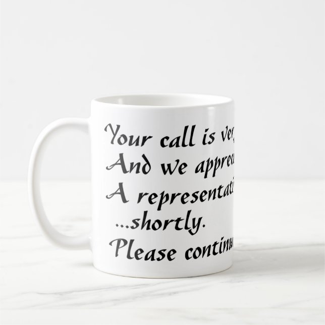Taza De Café Continuar Con Mug (Izquierda)