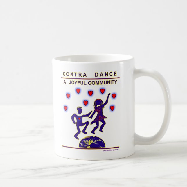 Taza De Café Contra alegría de la danza (Derecha)