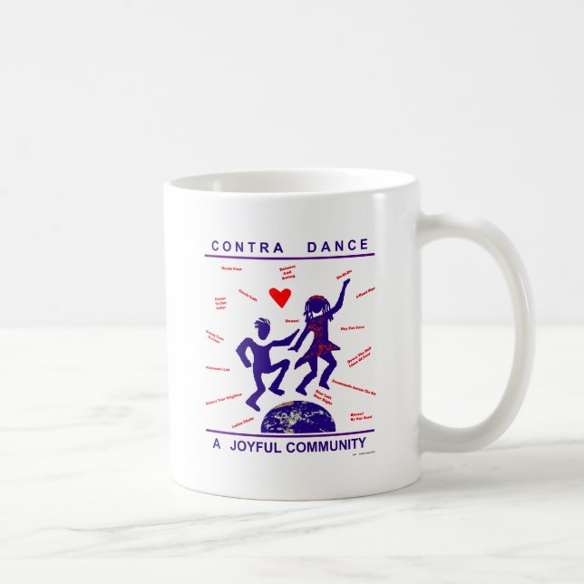 Taza De Café Contra alegría de la danza (Derecha)