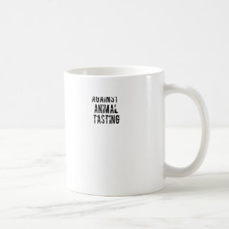 Taza De Café Contra la prueba animal