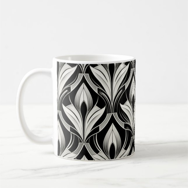 Taza De Café Contraste blanco y negro (Izquierda)