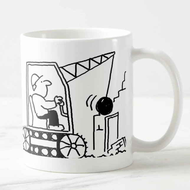 Taza De Café Contratista de demolición con café bulldozer Mug (Subido por el creador)