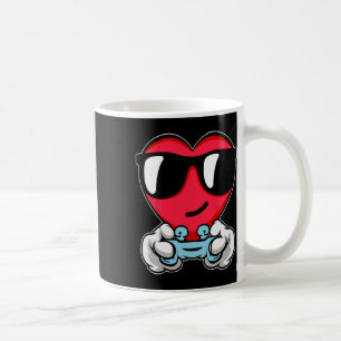 Taza De Café Control Cute de videojuegos de Día de San Valentín