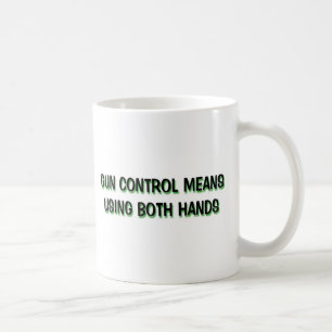 TAZA DE CAFÉ CONTROL DE ARMAS
