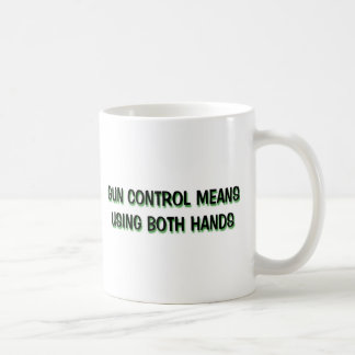 TAZA DE CAFÉ CONTROL DE ARMAS