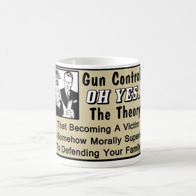 Taza De Café ¿Control de armas? ¡Teoría de una víctima! (Centro)