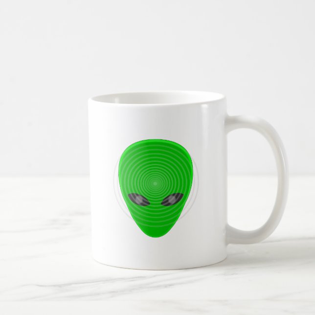 Taza De Café Control de la mente de la cabeza de Alien (Derecha)