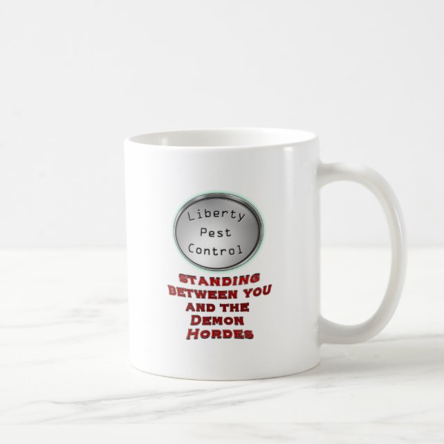 Taza De Café control de parásito de la libertad (Derecha)