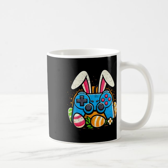 Taza De Café Control de videojuegos Jugadores de conejo de Pasc (Derecha)
