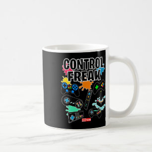 Taza De Café Control Freak - Video Game Gamer Fun