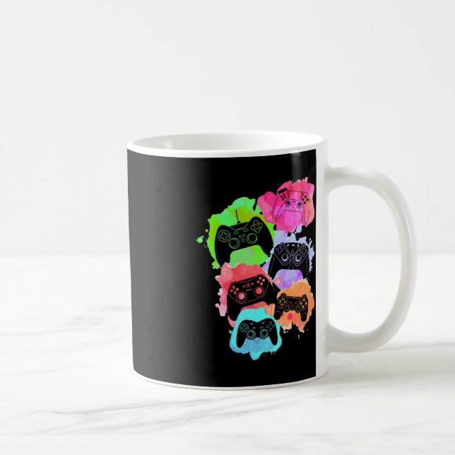 Taza De Café Controla a todos Amante de videojuegos Controlador (Derecha)