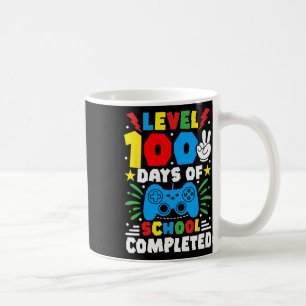 Taza De Café Controlador de juego nivel 100 días de escuela com