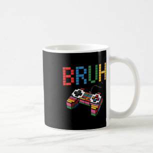 Taza De Café Controlador de jugador de bloque de píxel Bruh div