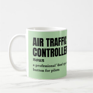 Taza De Café Controlador de tráfico aéreo - Mug de definición d