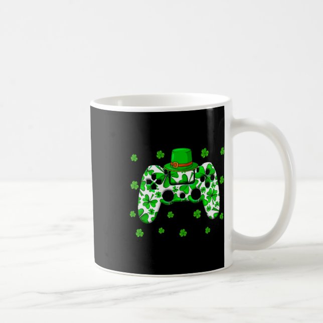 Taza De Café Controlador de videojuegos irlandés St Patricks Da (Derecha)