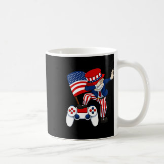Taza De Café Controlador De Videojuegos Patriótico 4 De Julio