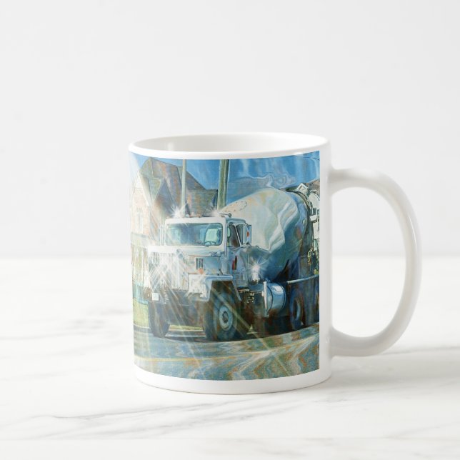 Taza De Café Controladores Cement Truck Designer COFFEE MUGS (Derecha)