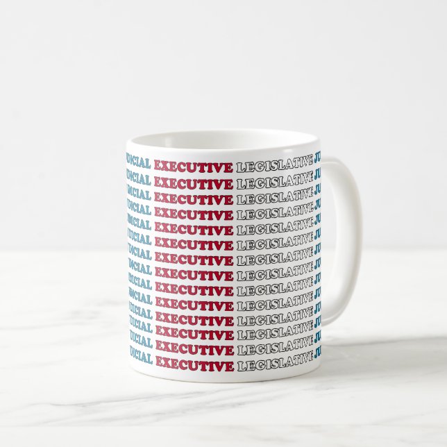 Taza De Café Controles y equilibrios de EE. UU. (Anverso derecho)