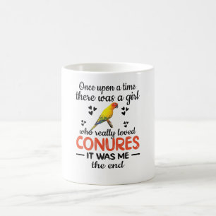 Taza De Café Conure Chica Regalos Sun Conure Lover Parrot Dueñ