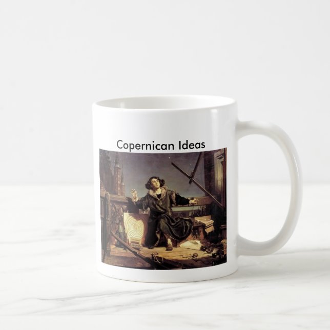 Taza De Café Conversación de enero Matejko-Copernicus con la (Derecha)