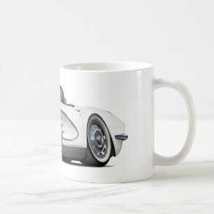 Taza De Café Convertible blanco 1962 del Corvette