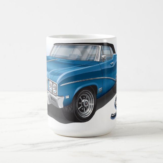 Taza De Café Convertible de 68 Buick Skylark en azul (Centro)