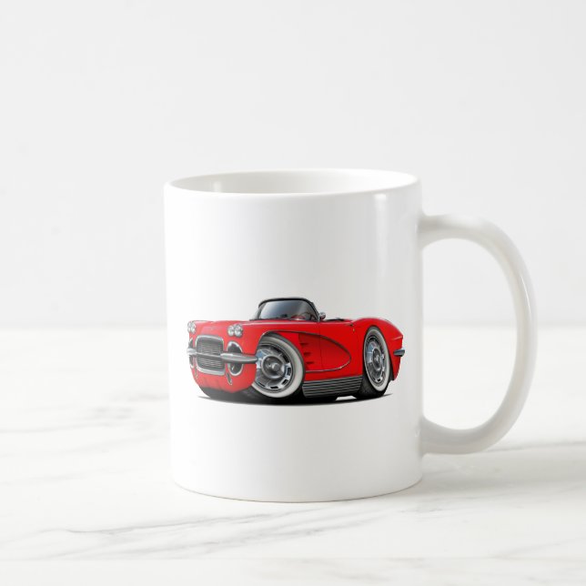 Taza De Café Convertible rojo 1962 del Corvette (Derecha)