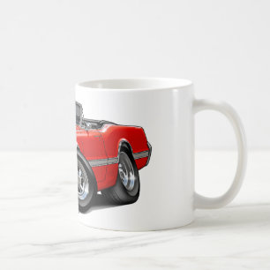 Taza De Café Convertible rojo 1966 del machete de Olds