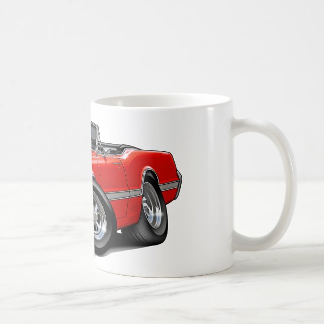 Taza De Café Convertible rojo 1966 del machete de Olds (Derecha)