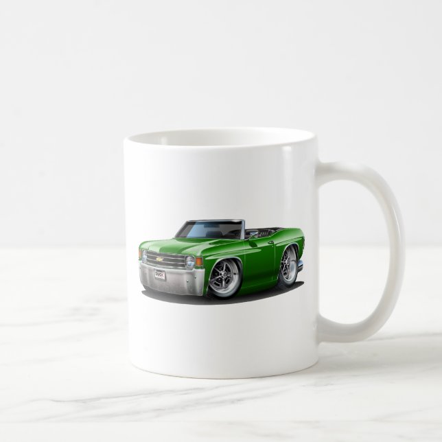 Taza De Café Convertible verde 1971-72 de Chevelle (Derecha)