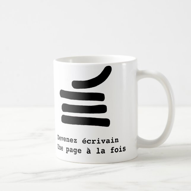Taza De Café Conviértase en escritor (Derecha)