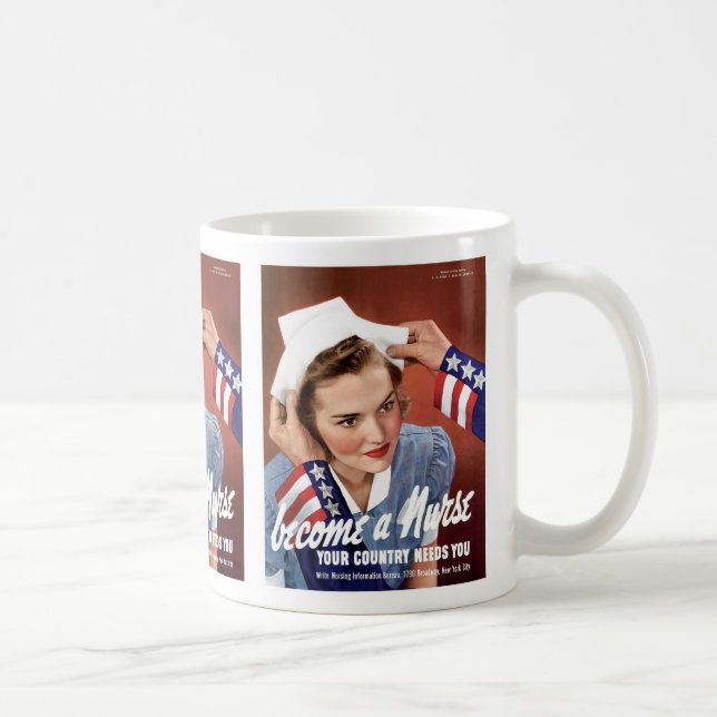 Taza De Café Conviértete en enfermera (Derecha)