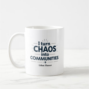 Taza De Café Convierto el Caos en Comunidades – Planificador Ur