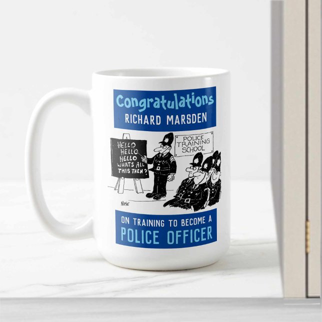 Taza De Café Convirtiéndose en un oficial de policía (Subido por el creador)