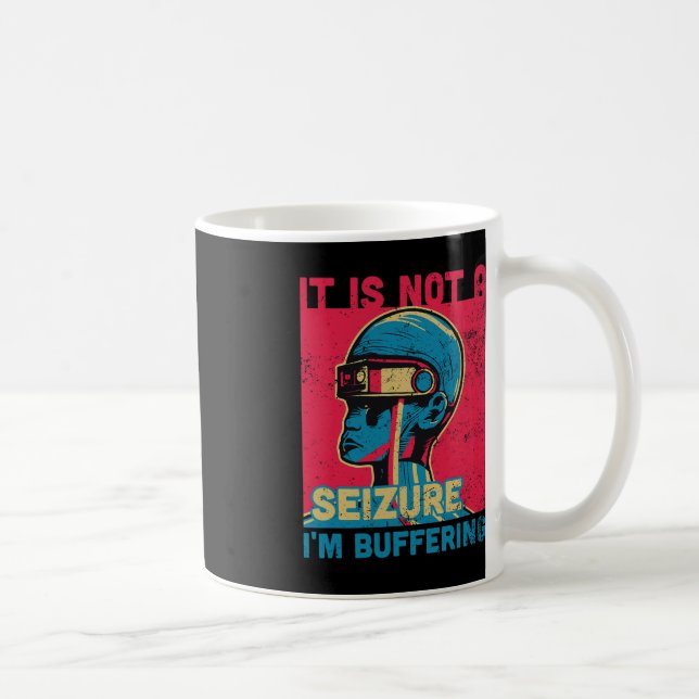 Taza De Café Convulsiones divertidas - Cinta morada para Epilep (Derecha)