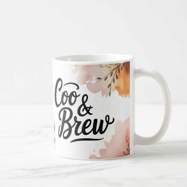 Taza De Café Coo y Brew Funny Coffee Mug (Derecha)