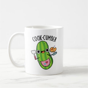 Taza De Café Cook-cumber Funny Cucumber Pun