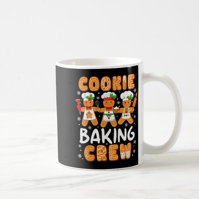 Taza De Café Cookie Baking Crew Christmas Funny Gingerbread Lov (Derecha)